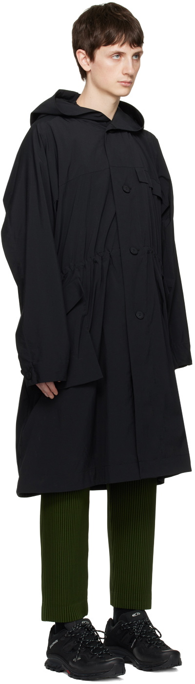HOMME PLISSÉ ISSEY MIYAKE Black Acclimation Coat Homme Plisse