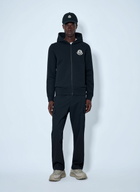 Moncler Zip Hoodie with Logo Patch