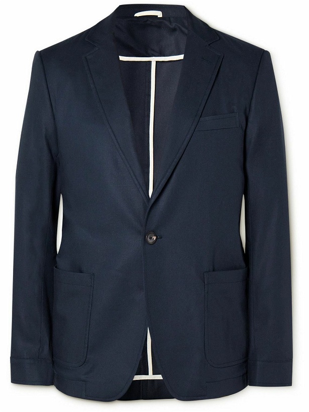 Photo: Oliver Spencer - Fairway TENCEL™ Lyocell and Cotton-Blend Twill Suit Jacket - Blue