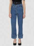 Rokh Contrast Waistline Jeans 