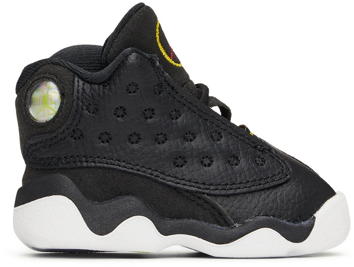 Photo: Nike Jordan Baby Black Jordan 13 Retro Sneakers