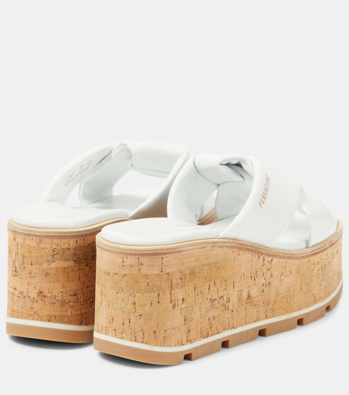 Ferragamo♪SALE♪ENGRACIA FERRAGAMO Engracia Leather Wedge Slides | Saks Fifth Avenue