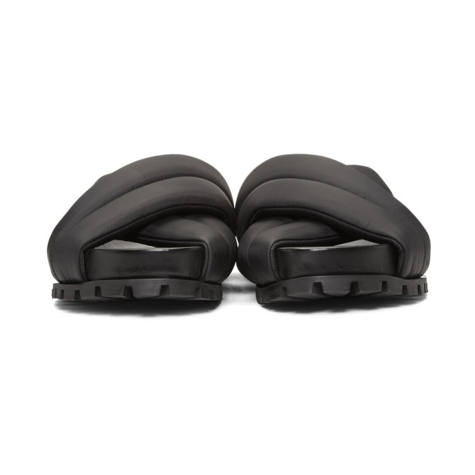 Jil Sander Black Criss-Cross Gressane Sandals Jil Sander