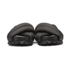 Jil Sander Black Criss-Cross Gressane Sandals