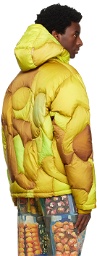 KidSuper Yellow Kissing Down Jacket