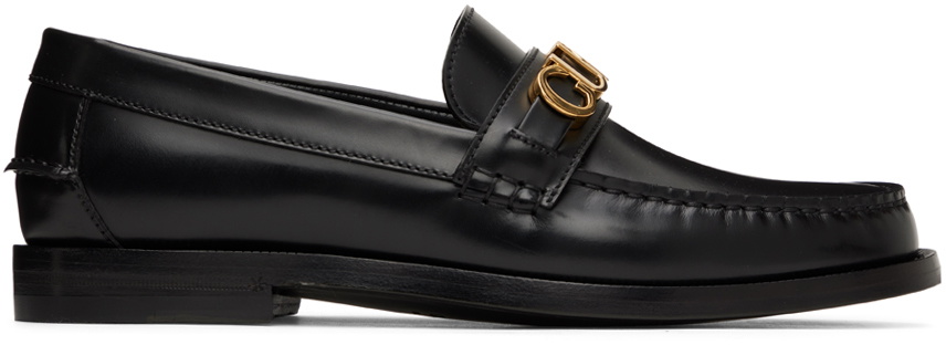 Gucci Black Logo Loafers Gucci