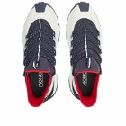 Moncler Men's Trailgrip Lite 2 Low Top Sneakers in White/Red