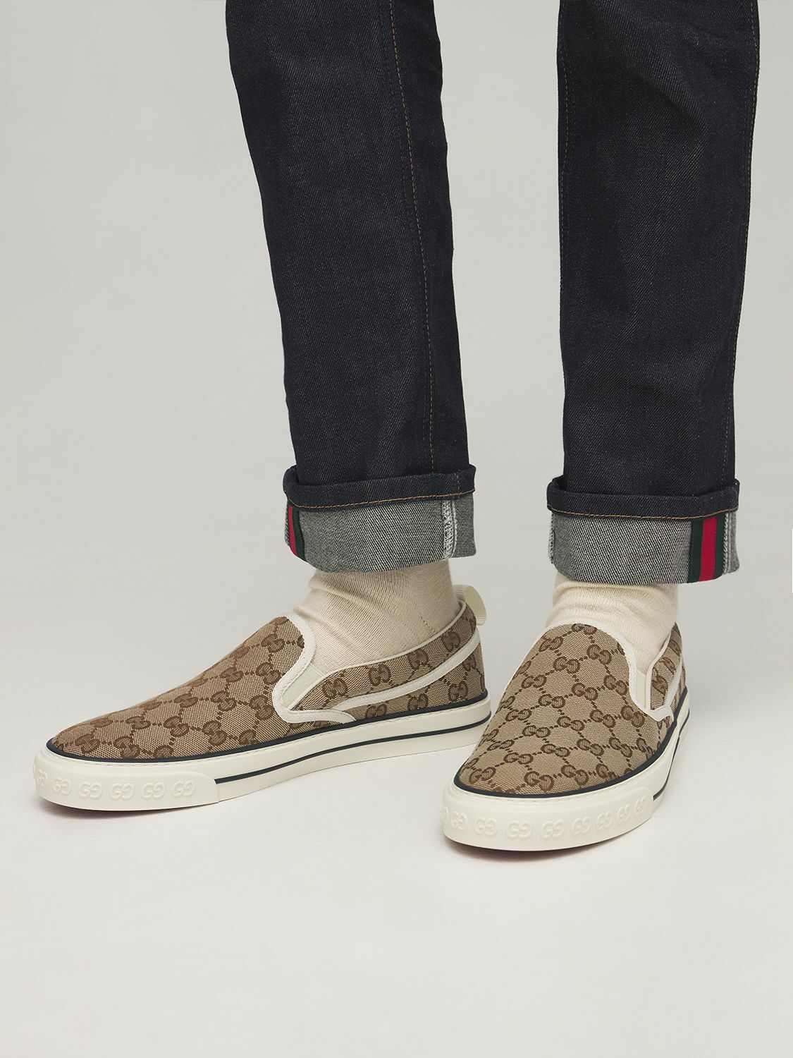 Gucci 1977 Tennis Slip On Sneaker - Men’s 12.5 NEW AUTHENTIC GUCCI TENNIS 1977  main image 2