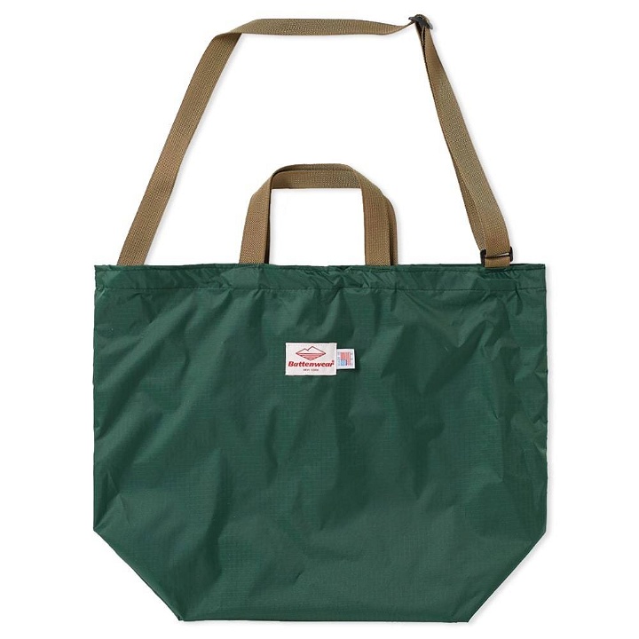 Photo: Battenwear Packable Tote Bag Green