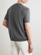 John Smedley - Belden Slim-Fit Sea Island Cotton T-Shirt - Gray