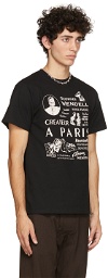 Georges Wendell Black Graphic T-Shirt