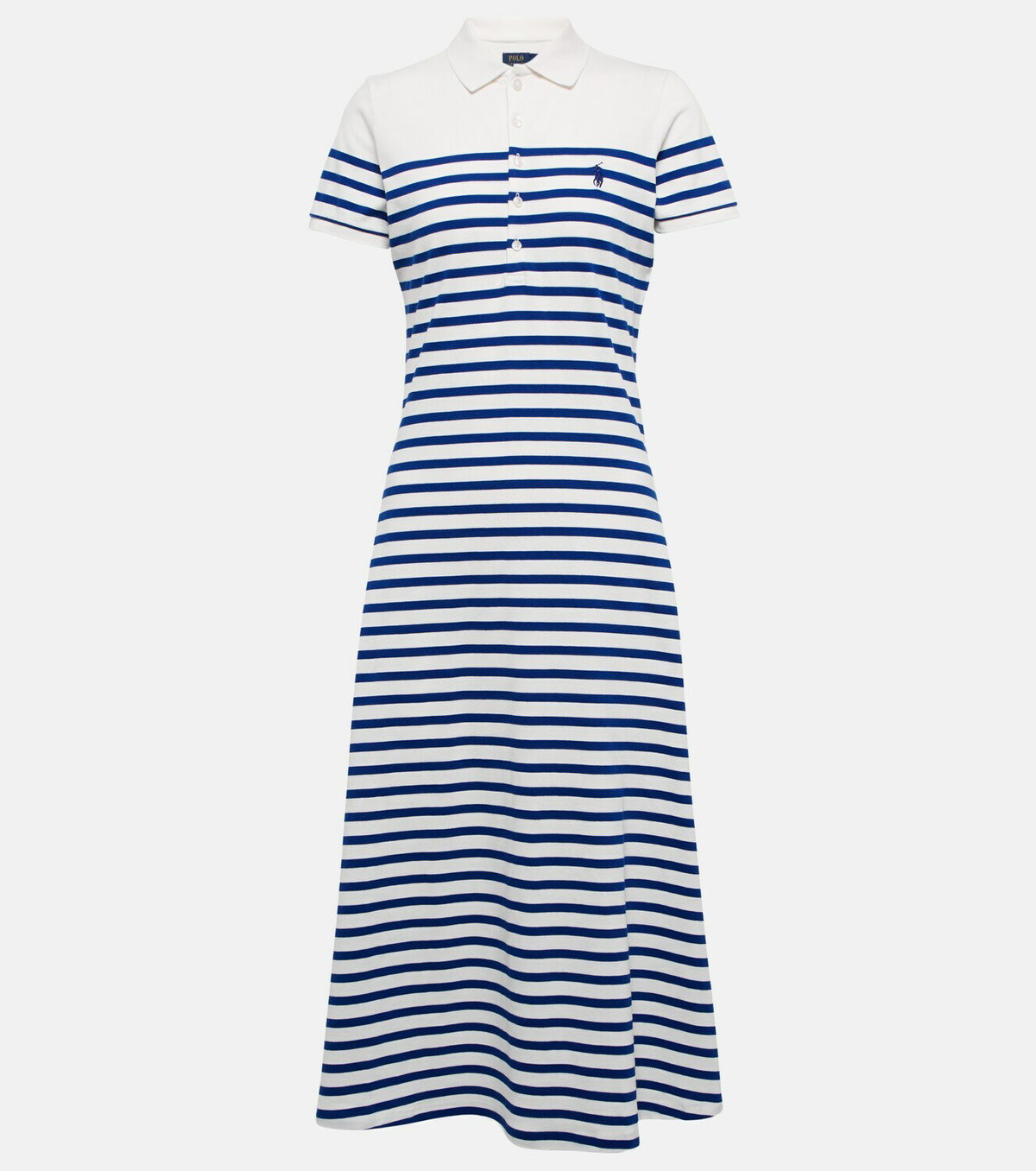 【送料&関税込】Polo Ralph Lauren Logo Midi Dress Polo Ralph Lauren Oxford Belted Midi Dress | Blue | FARFETCH