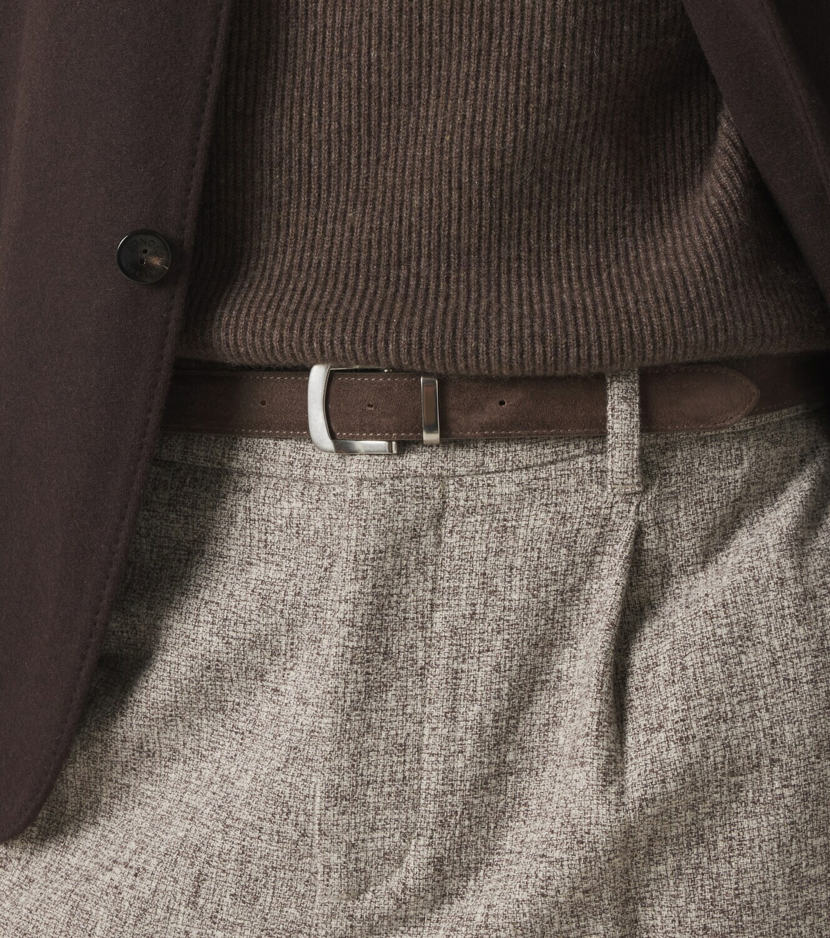 Agnona Suede belt