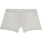 SKIMS Three-Pack Gray SKIMS Cotton 3 Boxer Briefs