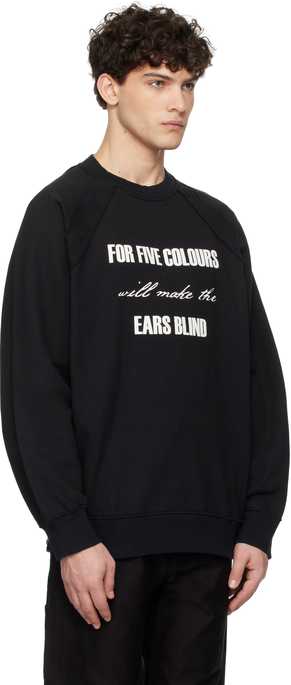 UNDERCOVER Black French Terry Sweatshirt
