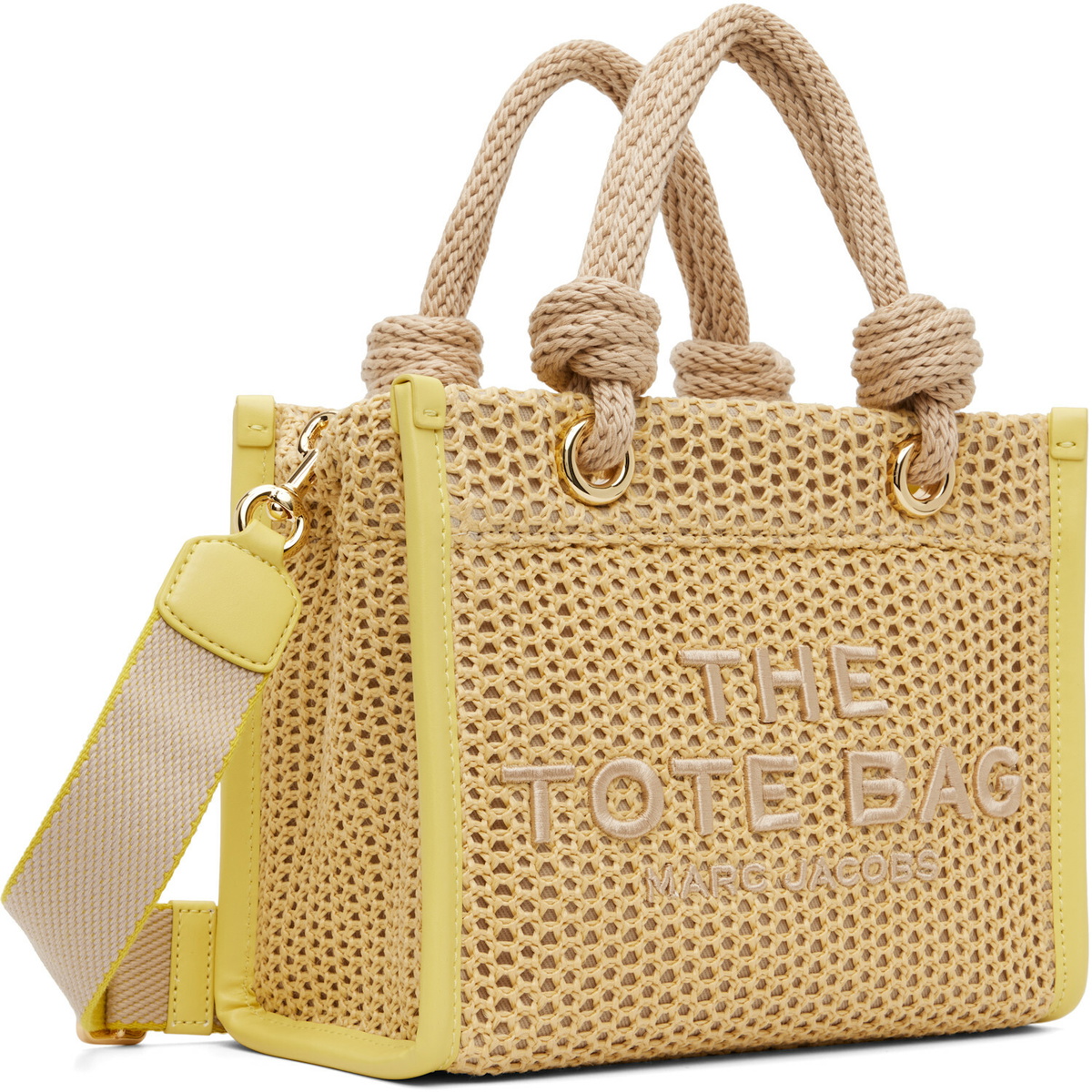 Marc Jacobs Beige 'The Woven Rope Small' Tote