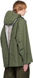 meanswhile Green Fatigue Overwrap Coat