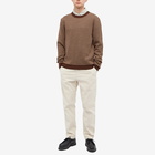 A.P.C. Men's David Jacquard Crew Knit in Brown