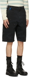 Acne Studios Black Workwear Shorts