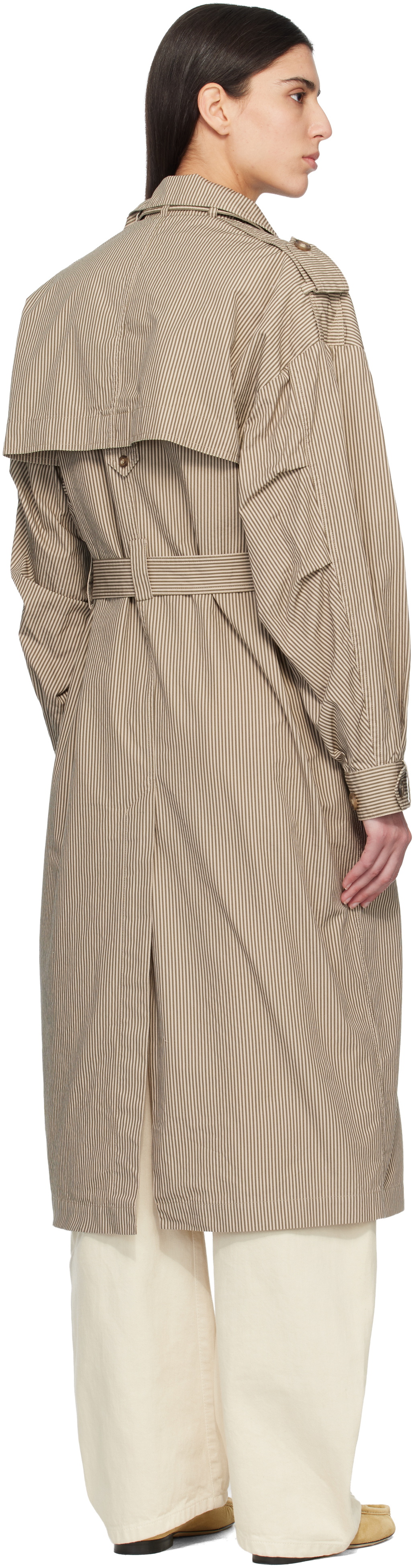 Isabel Marant Etoile Beige Chilma Trench Coat
