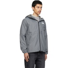 The North Face Gray Antora Rain Hoodie Jacket