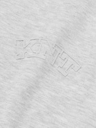 Kiton - Logo-Appliquéd Cotton-Jersey T-Shirt - Gray