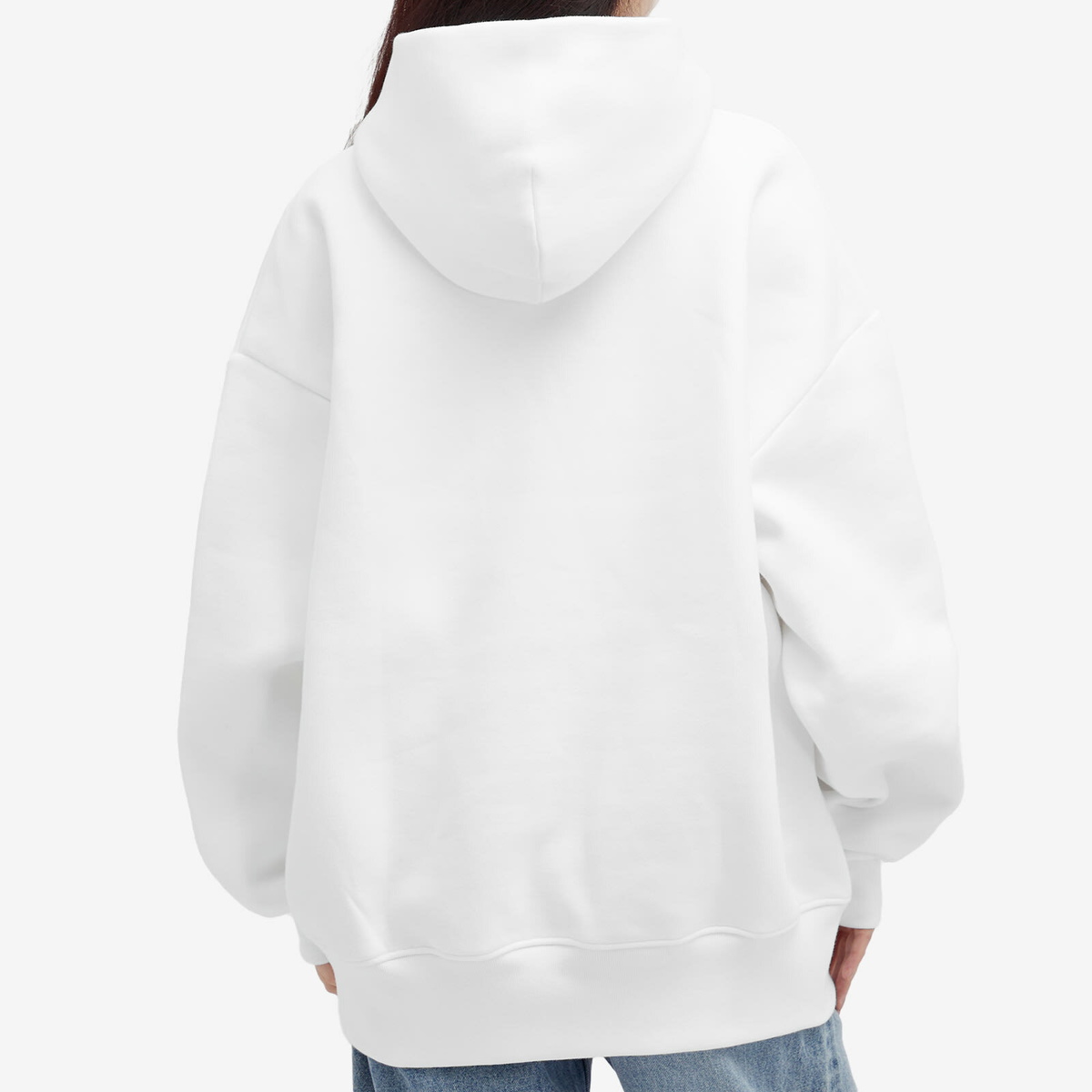 Jean Paul Gaultier Women's Oversized Hoodie in White&Black