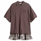 Acne Studios Women's Eteddy Mini Dress in Dark Brown