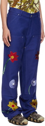 Sky High Farm Workwear Blue Double Knee Jeans