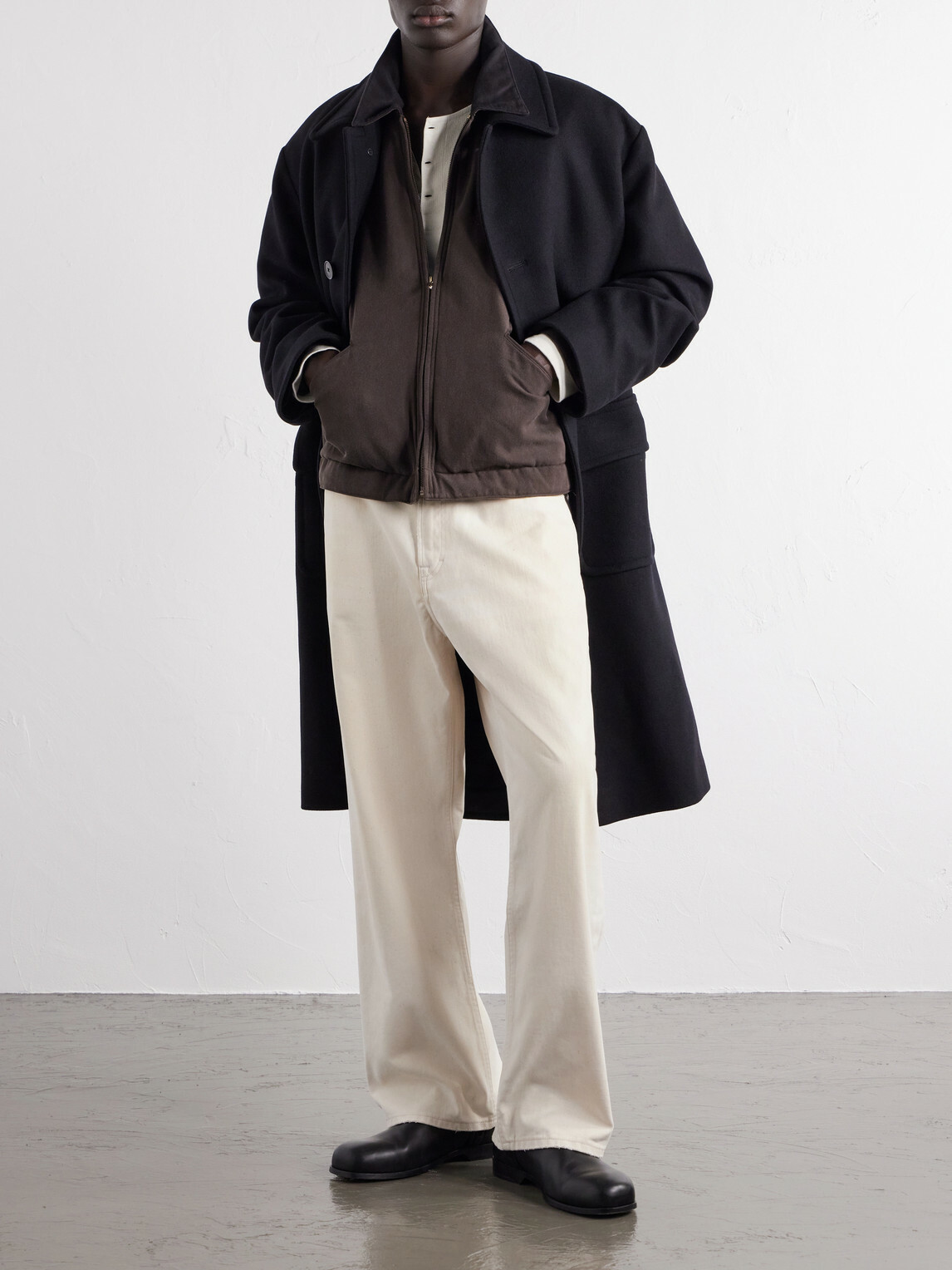 A.PRESSE - Detroit Cotton and Silk-Blend Jacket - Brown