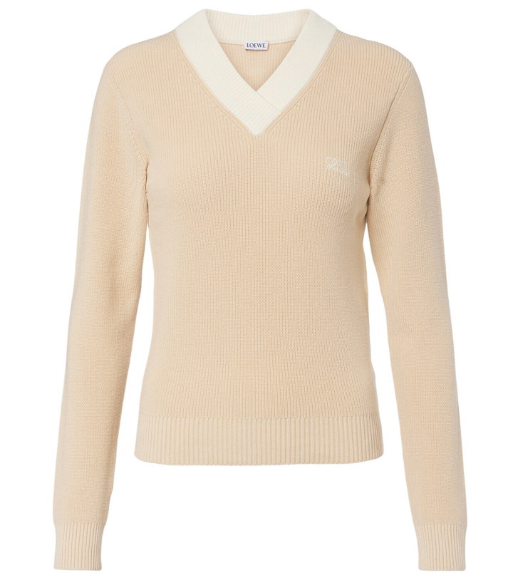 Photo: Loewe Double L cotton and wool sweater