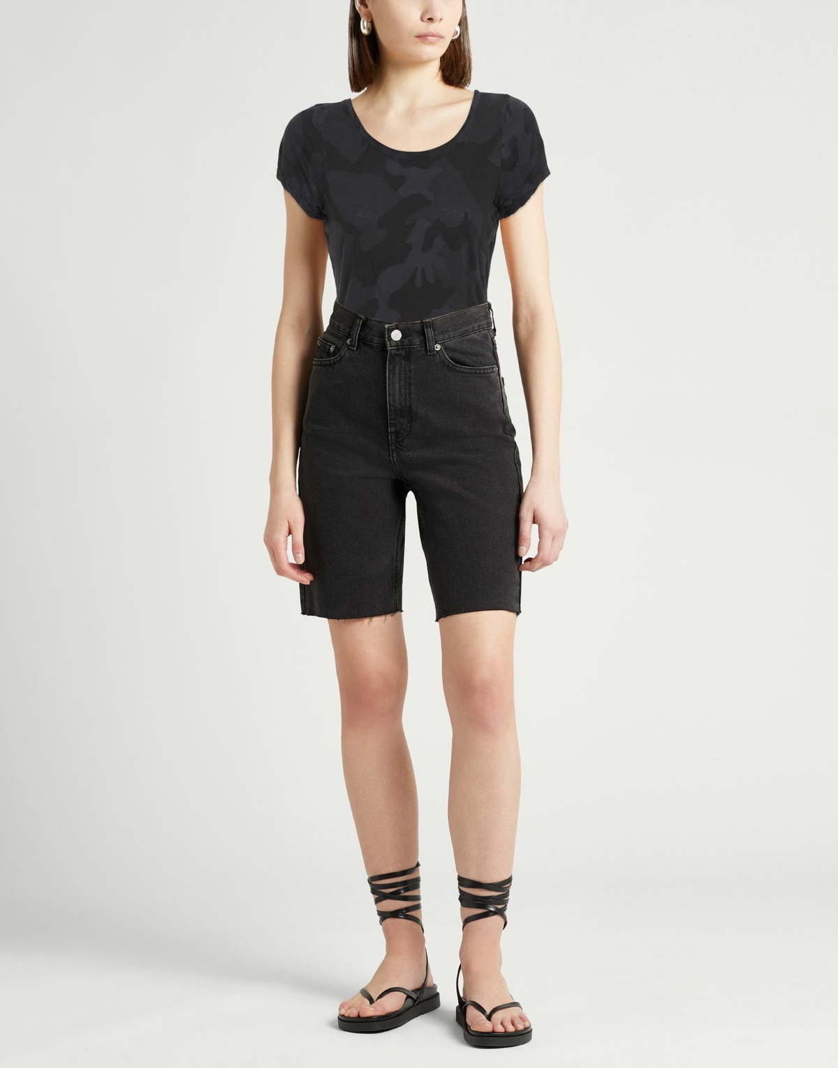 Crossley Womens T-shirt Charcoal