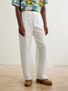 Cherry Los Angeles - Straight-Leg Linen Trousers - White