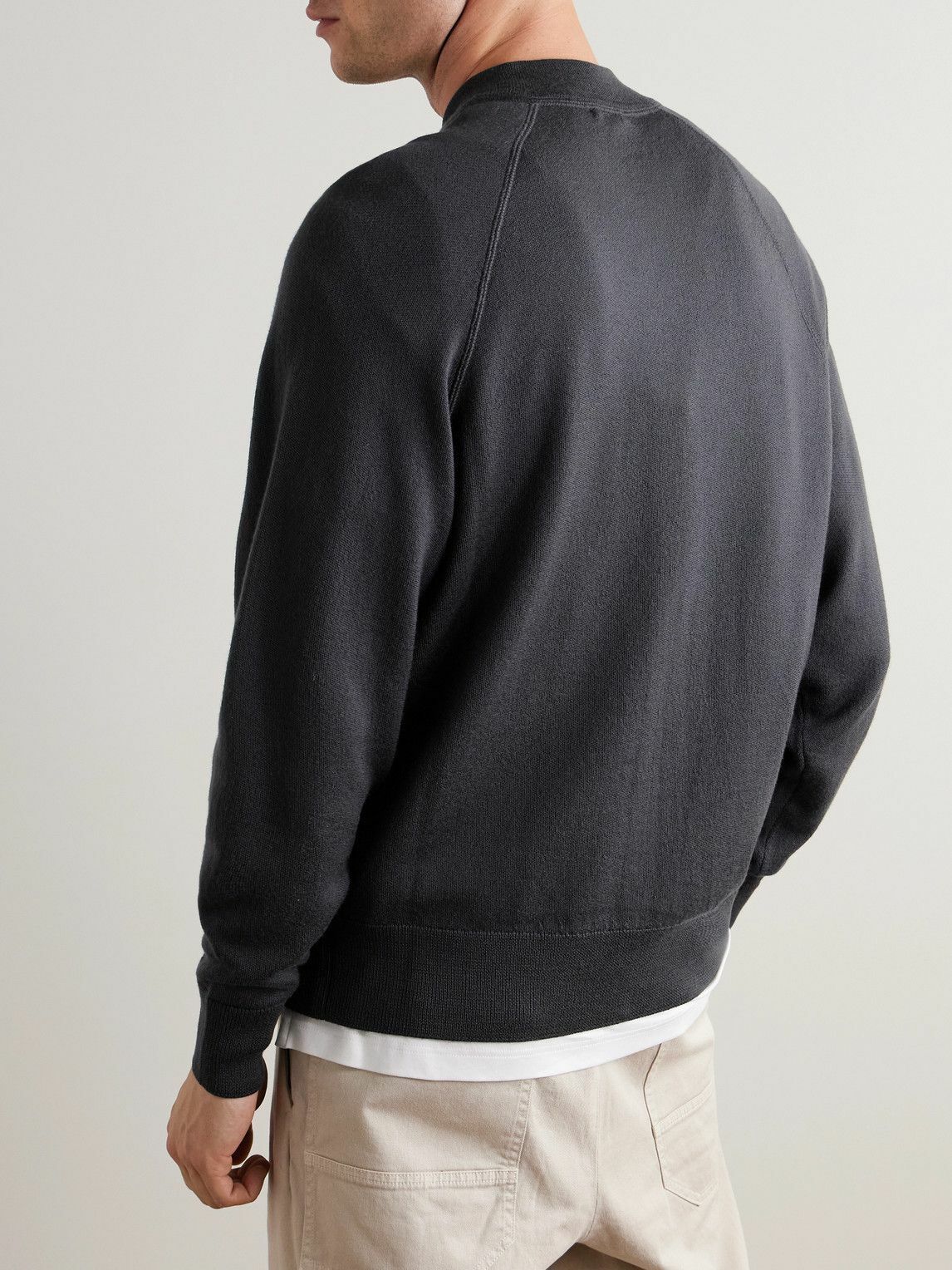 Barena - Merino Wool Zip-Up Cardigan - Gray