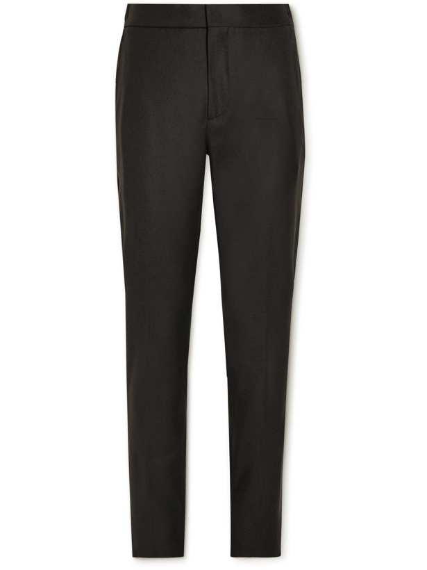 Photo: Loro Piana - Leisure City Wool and Cashmere-Blend Trousers - Brown
