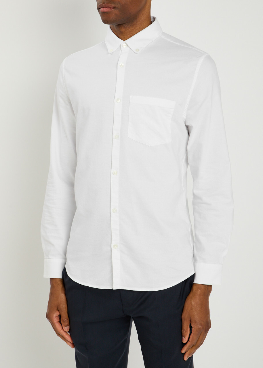 Lestrange The All Day Cotton-blend Oxford Shirt White
