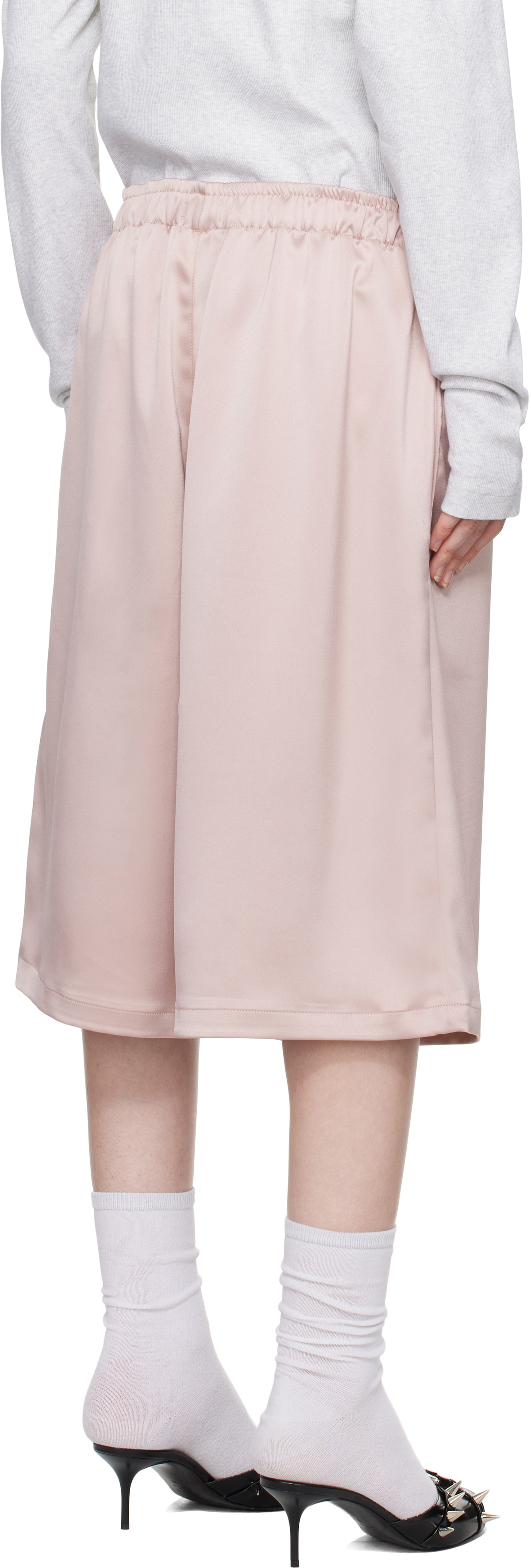 ABRA Pink Satin Shorts