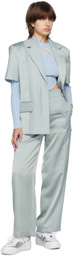 Feng Chen Wang Gray Paneled Trousers