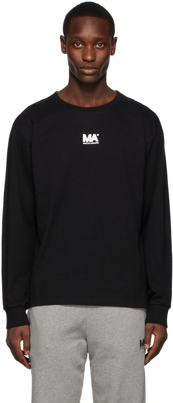 Photo: M.A. Martin Asbjørn Black Long Sleeve Logo T-Shirt