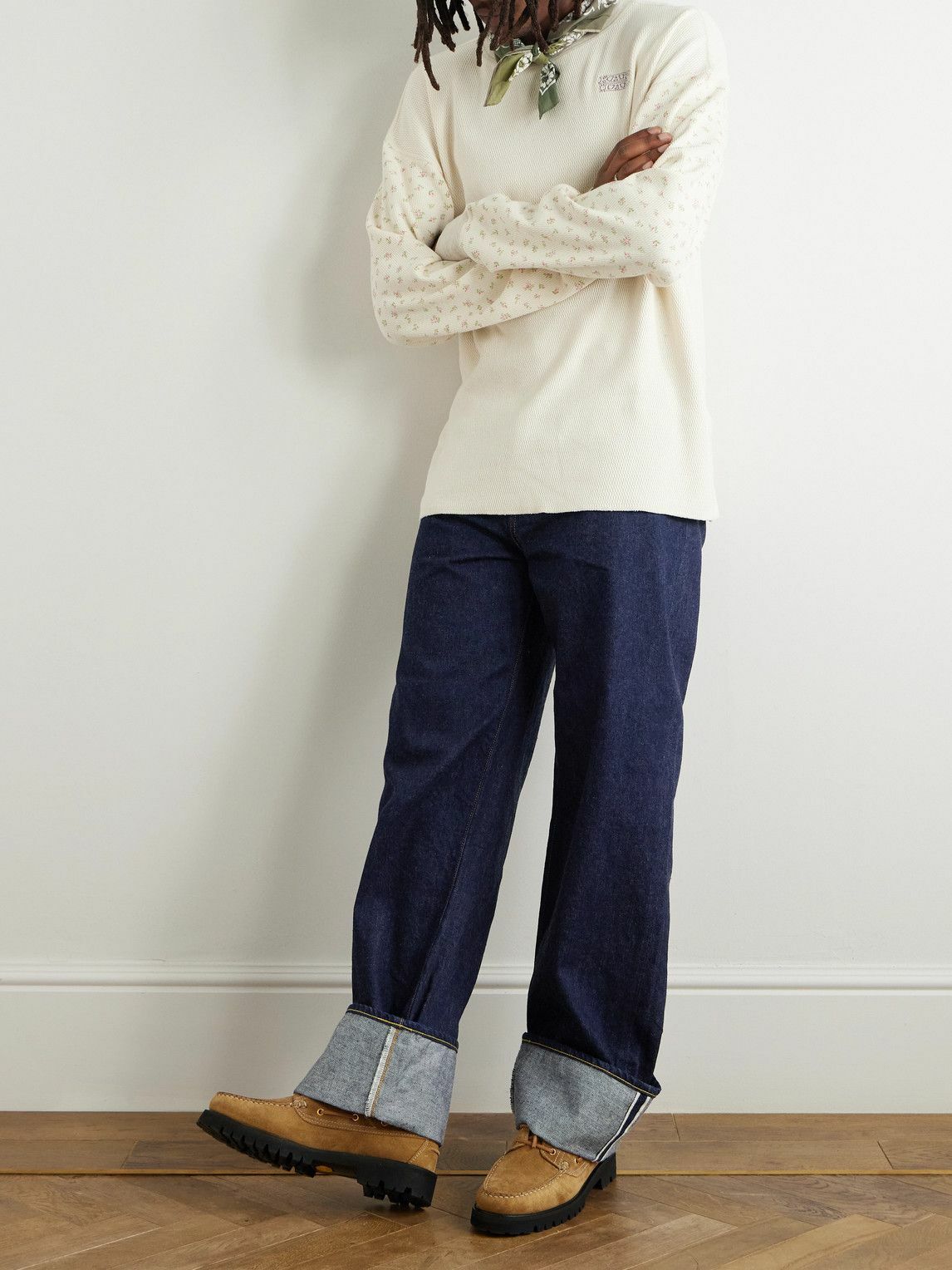 KAPITAL - New Momonroe Wide-Leg Jeans - Blue KAPITAL