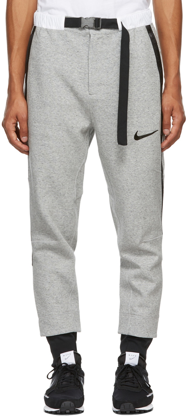 Nike Grey Sacai Edition Jersey Lounge Pants Nike