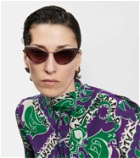 Valentino Stud embellished cat-eye sunglasses