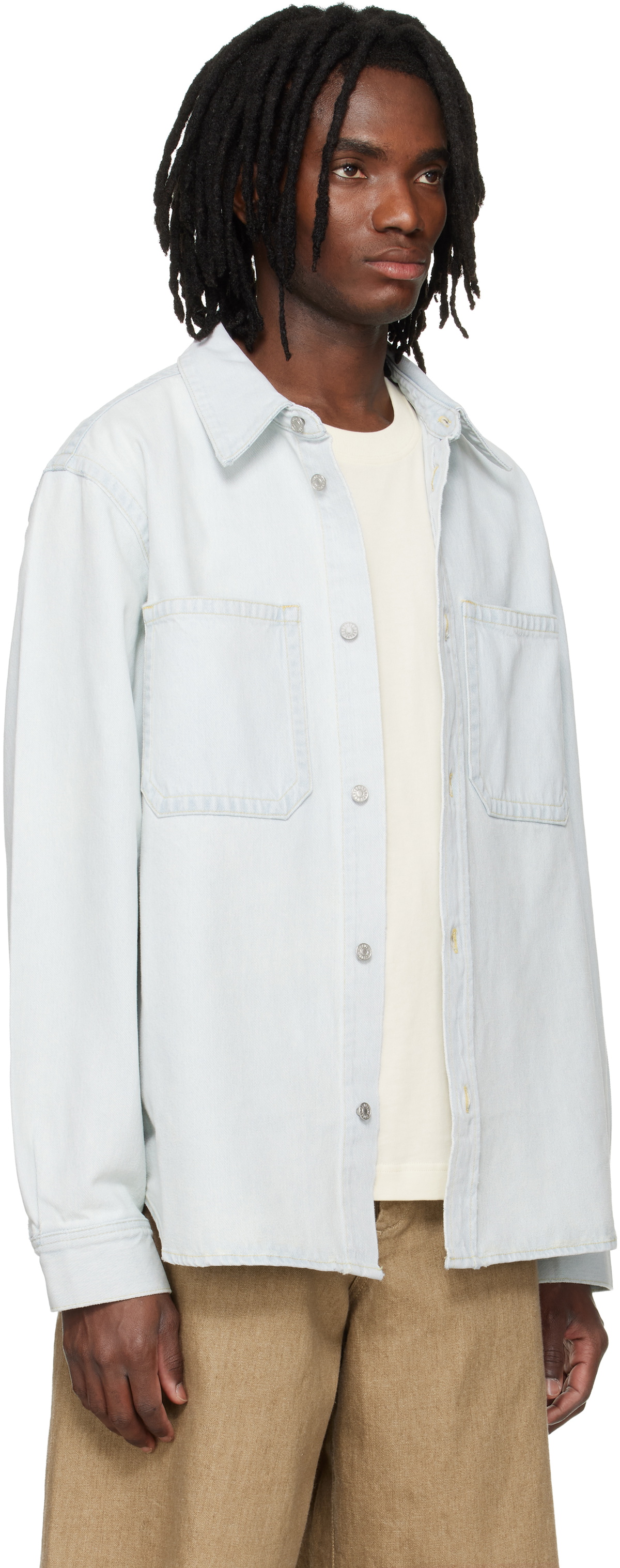 AGOLDE Blue Craven Denim Shirt