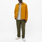 A.P.C. Men's Trek Check Overshirt in Camel