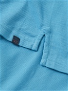 Derek Rose - Ramsay 4 Stretch Cotton and TENCEL™-Blend Piqué Polo Shirt - Blue