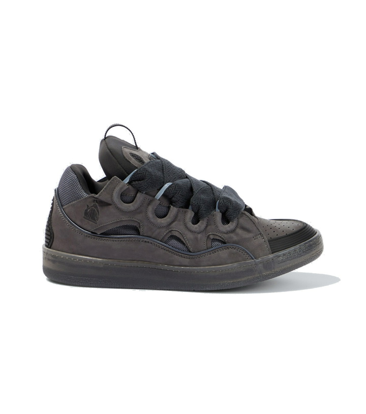 Photo: Lanvin - Curb leather sneakers