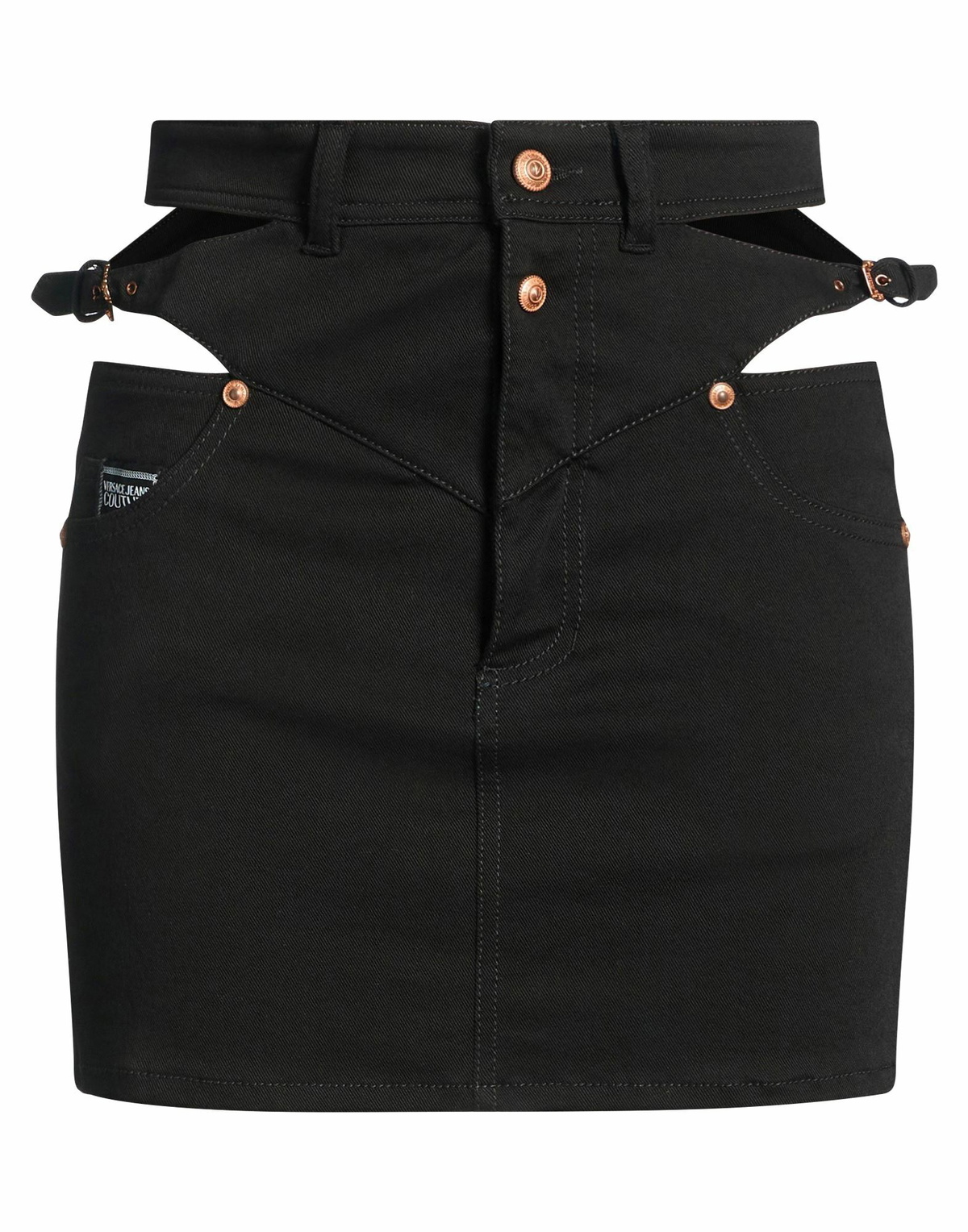 Versace Jeans Couture Womens Denim skirt in Black