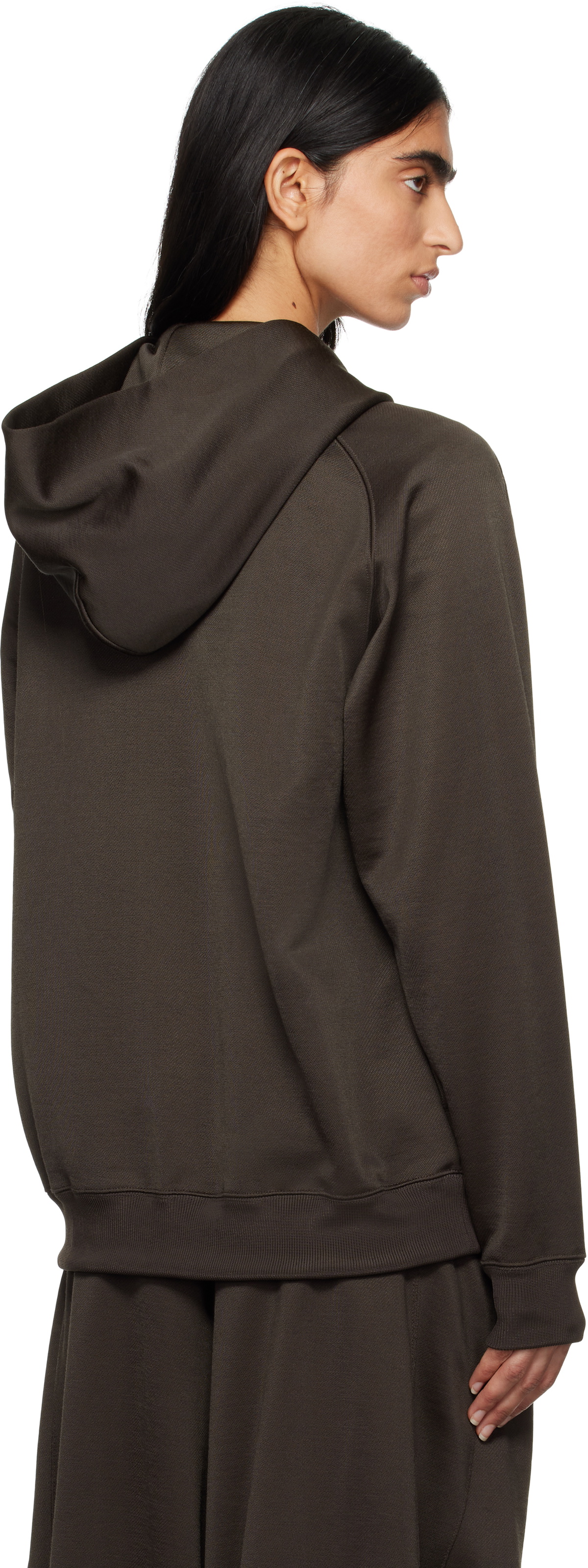 NEEDLES Khaki Zipped Hoodie