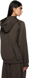 NEEDLES Khaki Zipped Hoodie