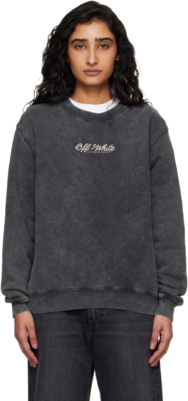 Photo: Off-White Black Royal Jewels Sweatshirt